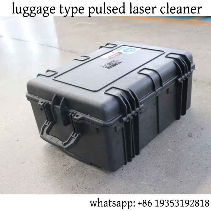 

Suitcase Portable 20kg Lazer Rust Paint Coating Graffiti Cleaner Oil Pulse Removal Equipment Fiber Pulse Laser Cleaning Machine