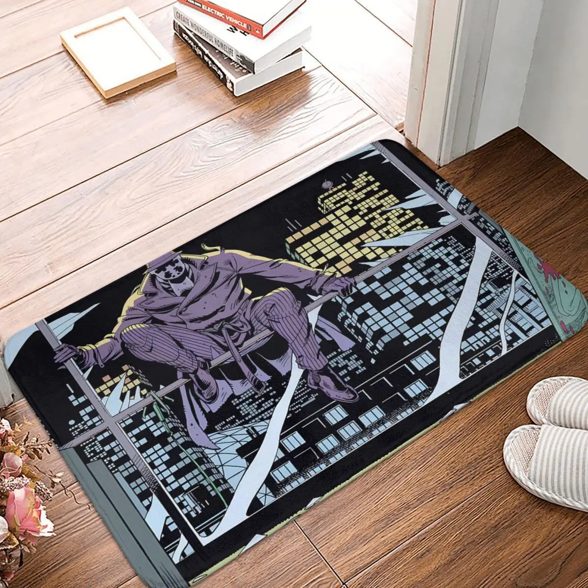 

Rorschach Window, Murder Comedia 40x60cm Carpet Polyester Floor Mats Trendy Doorway Indoor