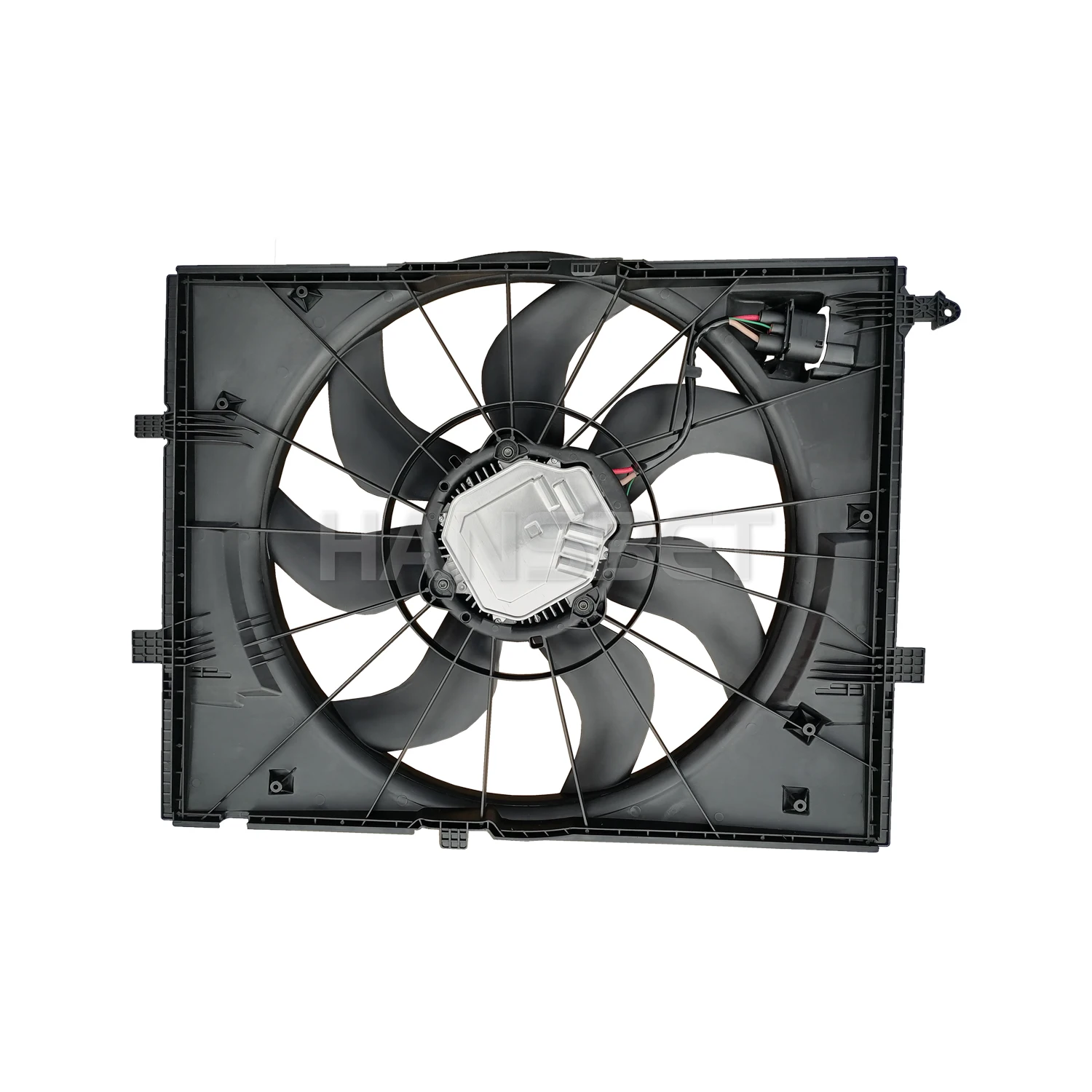 Radiator Cooling Fan Assembly 0999060612 850W Fit Mercedes Benz S-CLASS W222 V222 X222 C217 S350 S500 S63 S320 M276 HANSBET