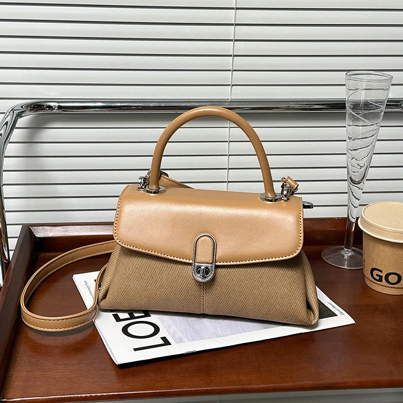 

High-quality Niche Design Leather Fashion Small Square Bag Large Capacity Versatile Bag Shoulder Crossbody Bag High-end Handbag