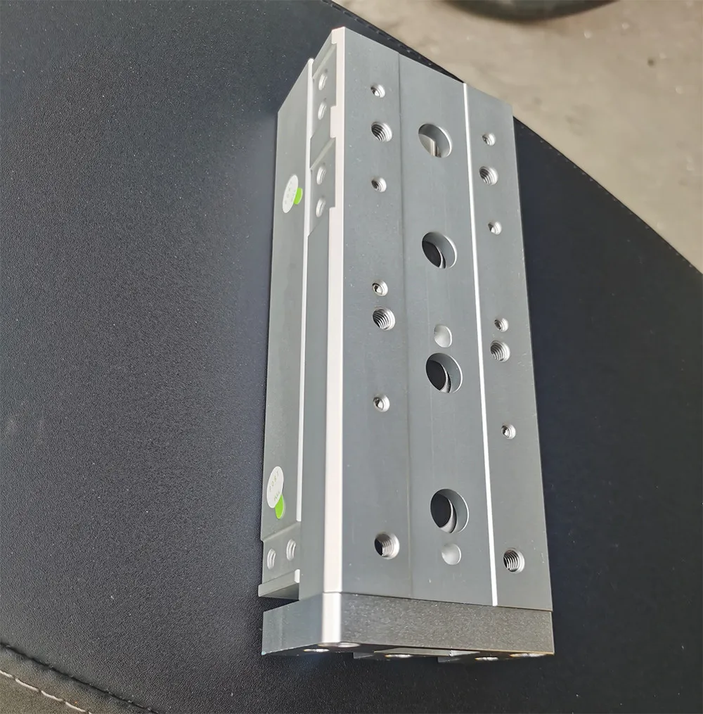 Cilindro Pneumático da Tabela Deslizante do Trilho de Guia de Dupla Ação Mxs12 é Usado para a Tela de Reparo 5.0 da Máquina do Pulso da Imprensa Térmica de Acf o