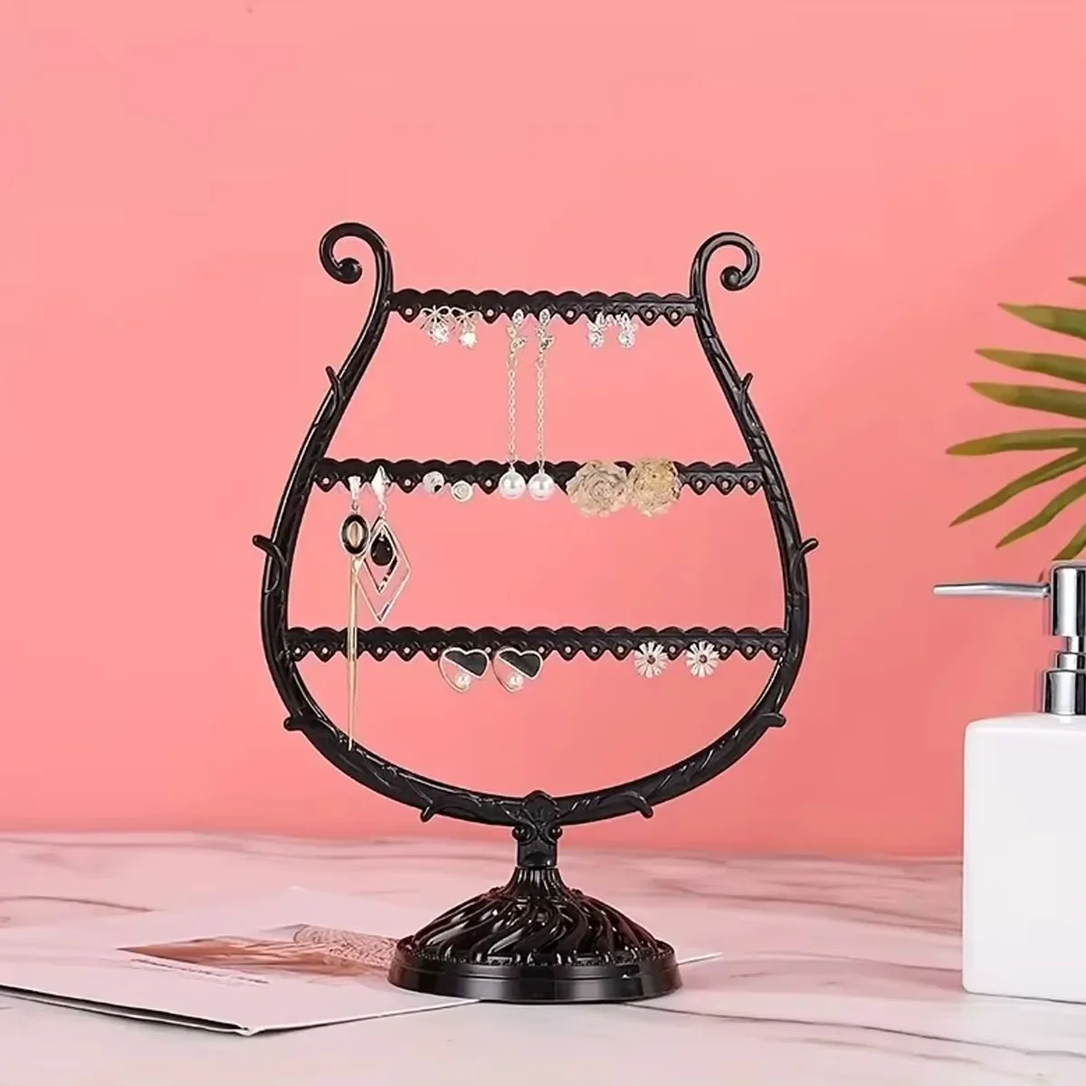 Jewelry Rack Display Rack Creative Wine Glass Shape Earrings Bracelet Necklace Storage Rack Jewelry Rack