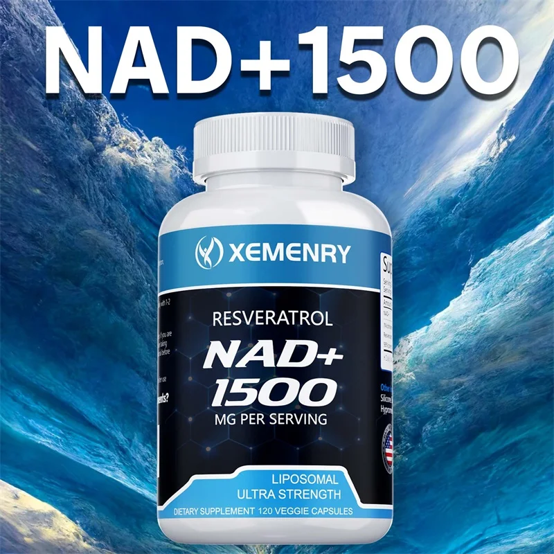 

NAD + Resveratrol - Anti-aging and Anti-fatigue, Enhances Energy, and Promotes Metabolism, DNA Repair, Cell Health