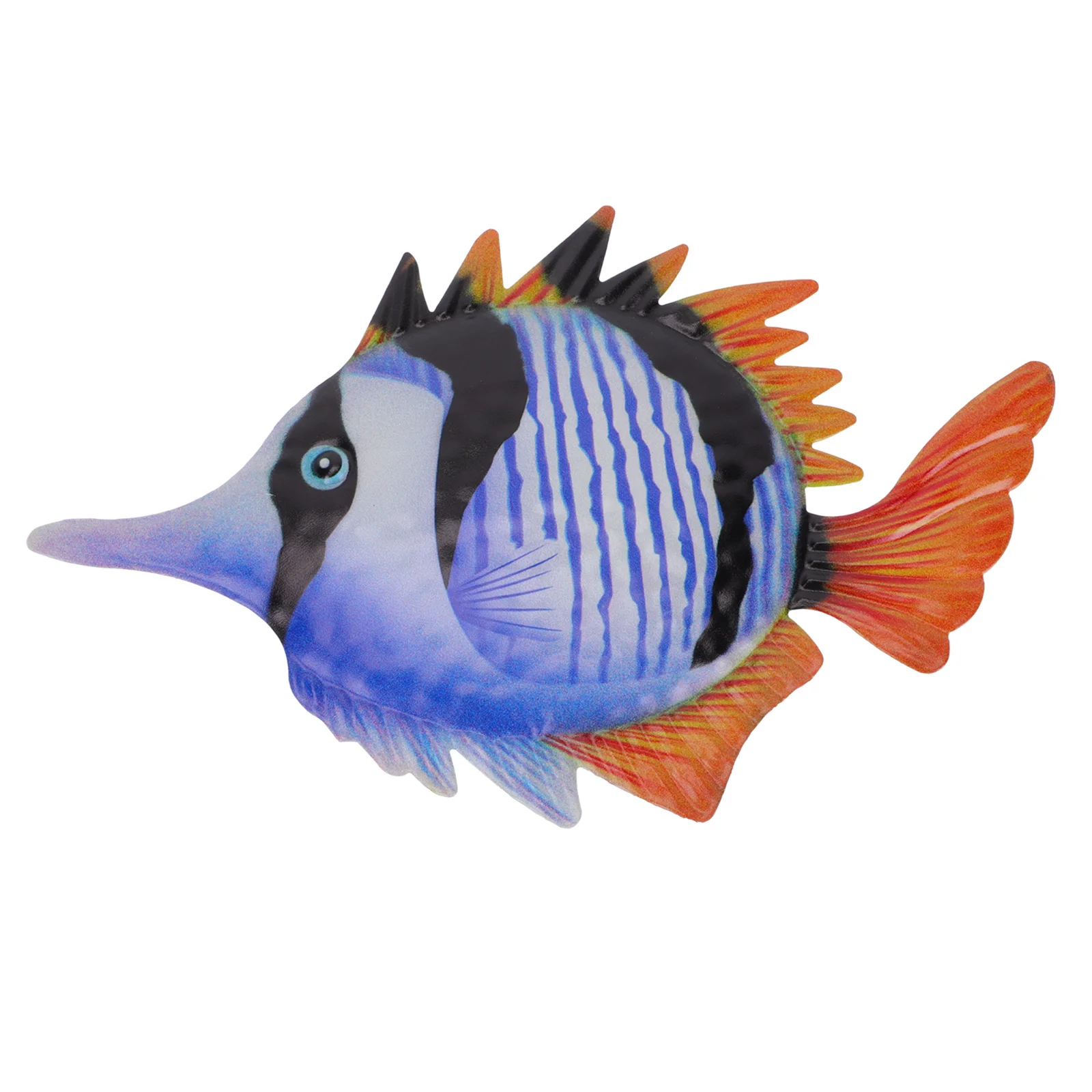 

1Pcs Fish Wall Hanging Iron Ornament Indoor Outdoor Craft for Living Room Garden Wall Art Iron Fish Shaped Pendent