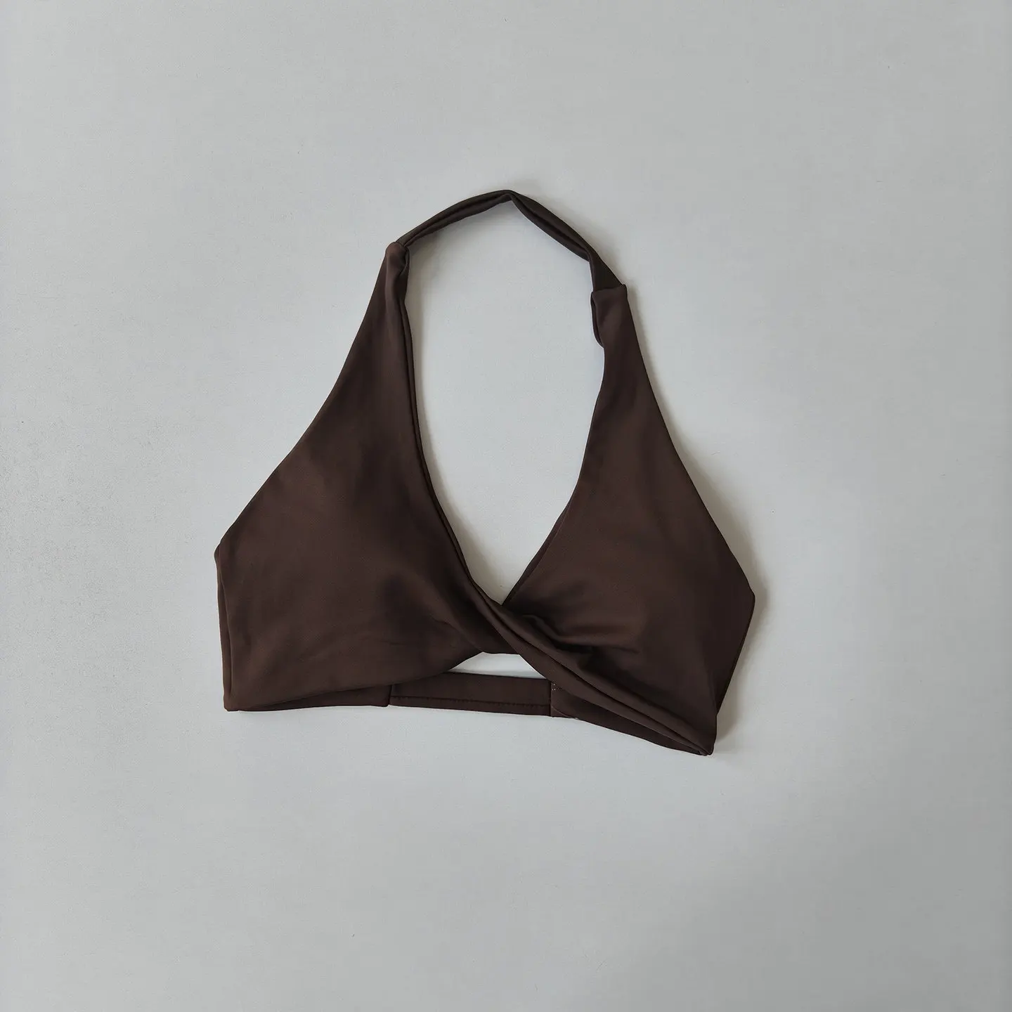 Sport-BH mit Polka-Dot-Muster für Damen, Fitness-Top mit Neckholder, schöner Rückenpartie, Push-up-Effekt, freiliegender Brust, Pilates-Top, Yoga-Bekleidung, Lauf- und Fitness-BH – Detail 8