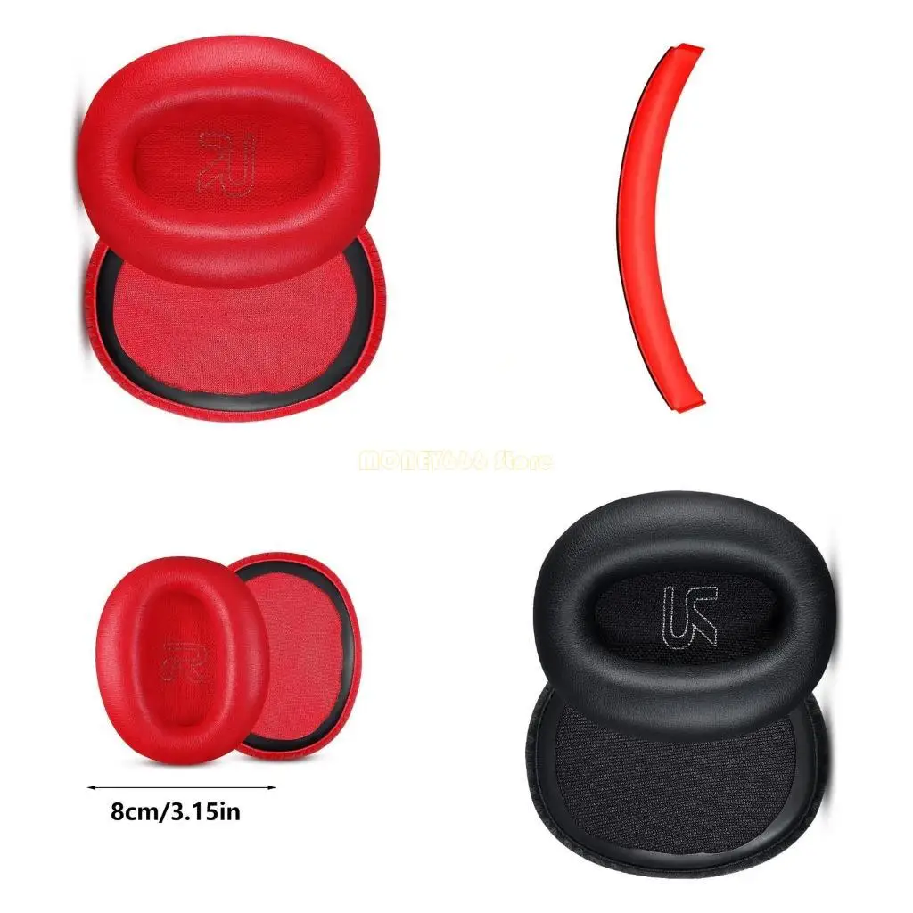 W820BT W828NBヘッドフォンクッションヘッドセットフォームイヤパッドの交換部品スポンジイヤーマフヘッドビームカバー用F62Cイヤーパッド