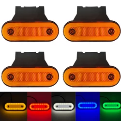 4x LKW-Seiten markierung leuchte LED-Begrenzung leuchte für Wohnwagen anhänger Traktor LKW Warn rücklicht Auto Außen leuchte 12V 24V