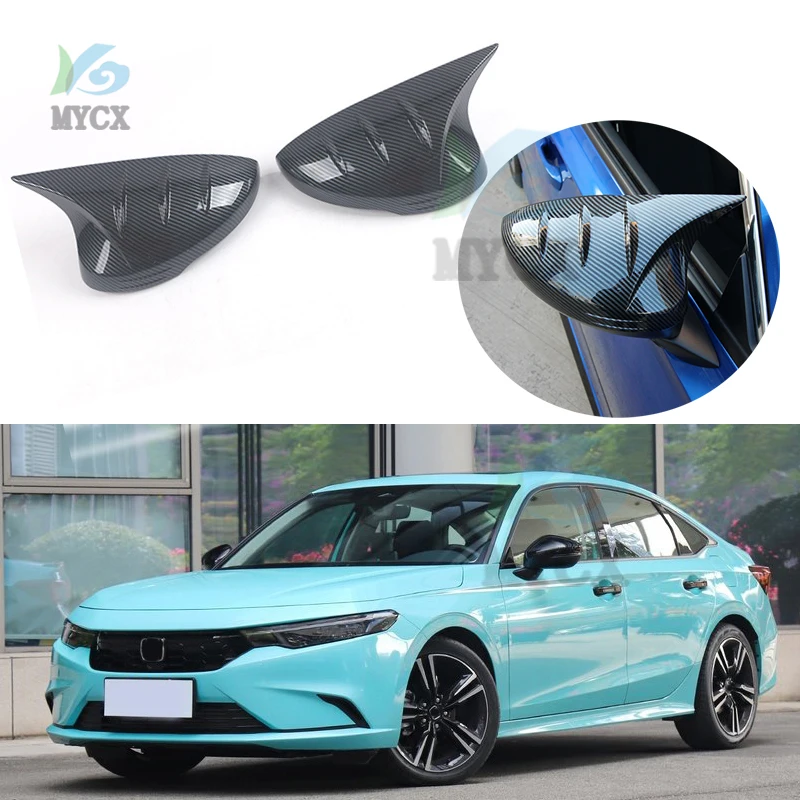 

Carbon Fiber Car Rear View Door Wing Mirror Side Mirror Cover Caps Shell Case For Honda Integra 2021 2022 Accessories