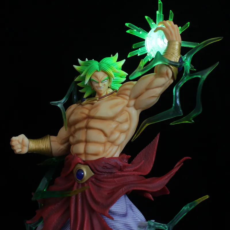 لعبة دراغون بول 42 سنتيمتر سوبر سايان برولي الرنين سلسلة أنيمي نموذج لجسم تمثال الأولاد جمع سطح المكتب زينة زخرفية لعبة