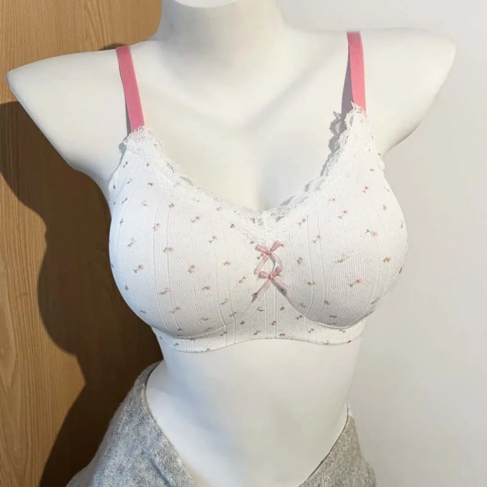 

Бесшовный кружевной бюстгальтер-бра без косточек с точечным узором, ударопрочный, для женщин, предотвращающий провисание, с эффектом пуш-ап, для бега