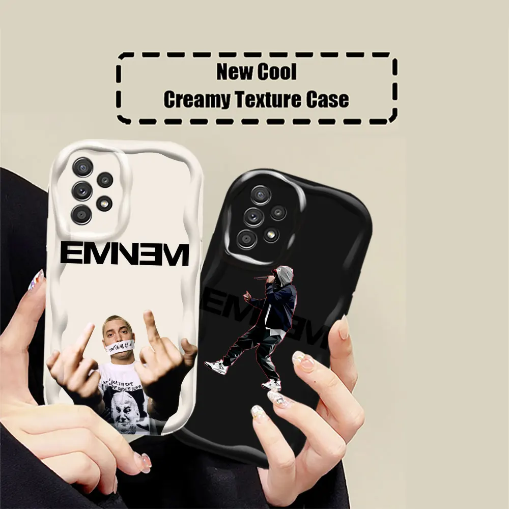 Eminem Rapper Phone Case For Samsung Galaxy A73 A72 A71 A35 A34 A33 A32 A31 A25 A24 A23 A22 A21S A15 A14 A13 A10 A05S A05 Cover