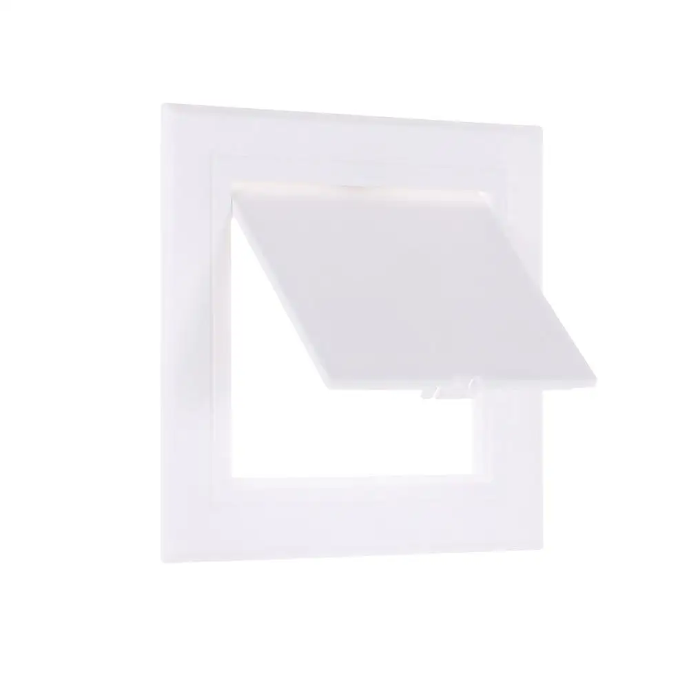 Box Door Lock White Access Panel Door Plastic Removable Inspection Hole Opening Flap Cover Plate Doors Wall Ceiling