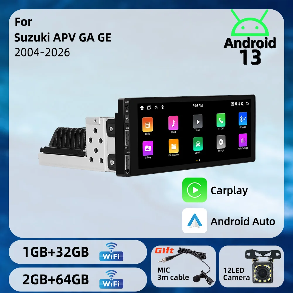 1 Din Head Unit 6.8…