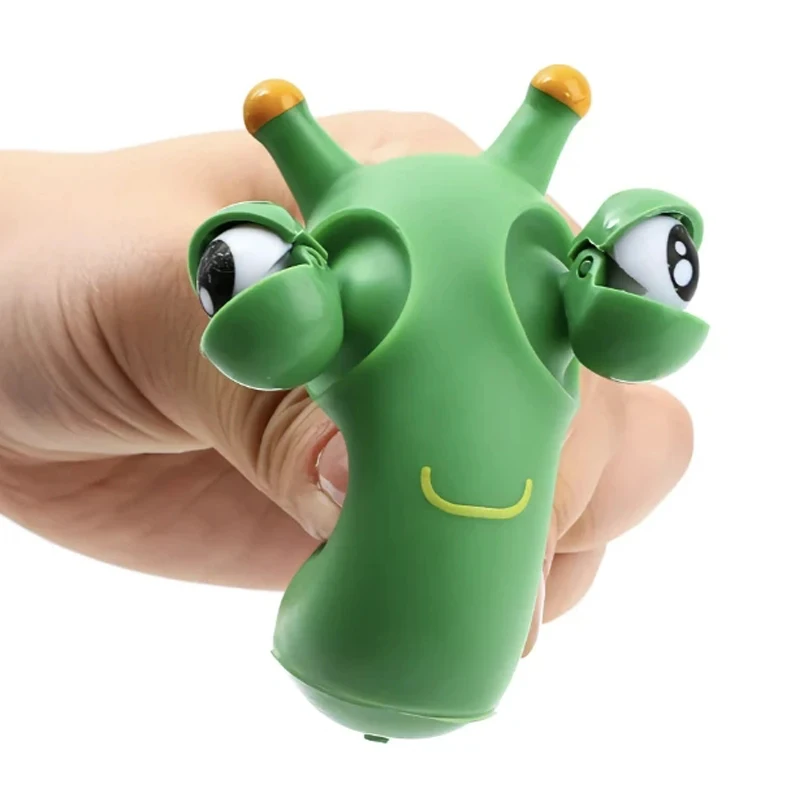 2PCS Eye Popping Worm Funny Prank Gifts for Kids Cool Toys Kinder Spielzeug Juguetes Divertidos Para Niños Novelty Gadgets