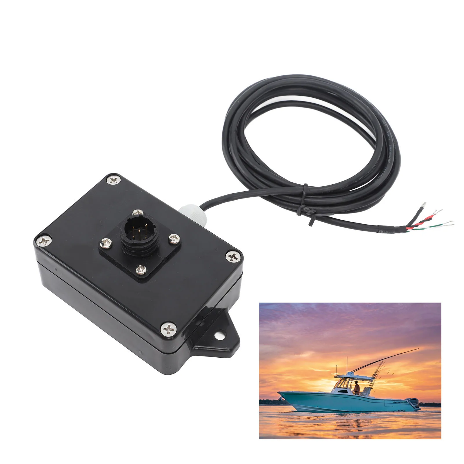 

5-контактный разъем RS422 AIS, 3-метровый кабель, 38400 бит/с, водонепроницаемый, простой в установке для морского использования