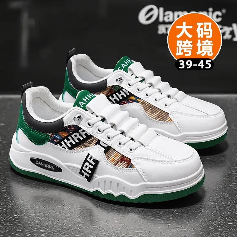 

Легкие кроссовки CAHHRRN из сетчатого материала, вулканизированная обувь на платформе с эластичной лентой, мужская обувь больших размеров, модная кожаная повседневная обувь
