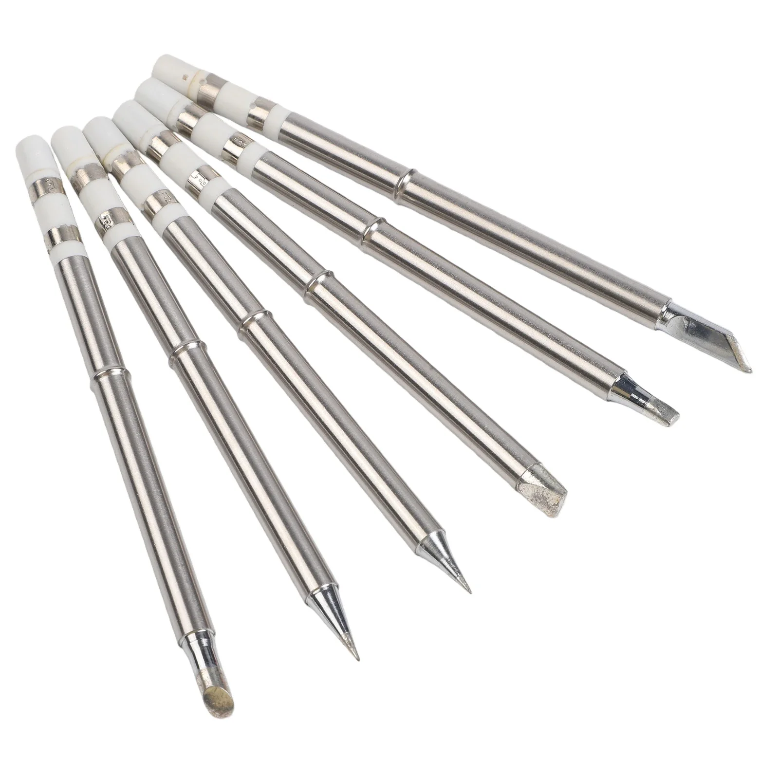 T65 Soldering Iron Tips Set with Multiple Tip Types B2 I K D32 D52 for Efficient Soldering and For Repair Applications