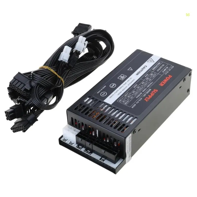 Low Noise 600W Flexs ATXs PSUs Power Supply High Output for Gaming Rig Builds Dropshipping