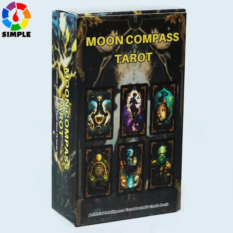 

Moon Compass Tarot 78 Tarot Cards Modern Lines Of The Traditional Spirit