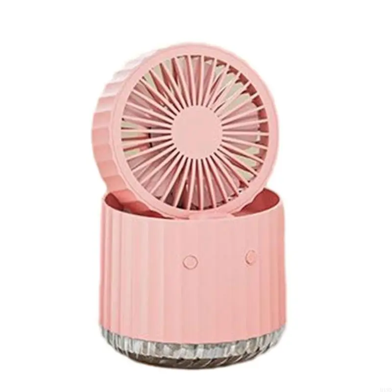 918D có thể gập lại bàn của người hâm mộ quạt người hâm mộ Fan Camping Office Fan Humidifying Fan