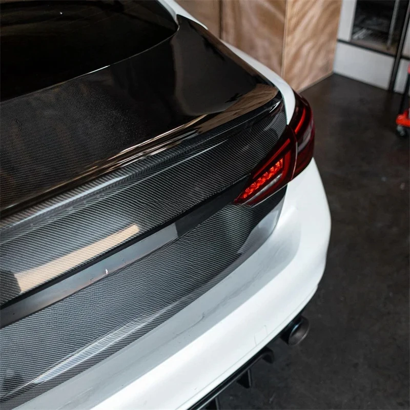 

Gloss Carbon Fiber Rear Trunk Lid Exterior Body Parts For Q50 Q50L Q50S
