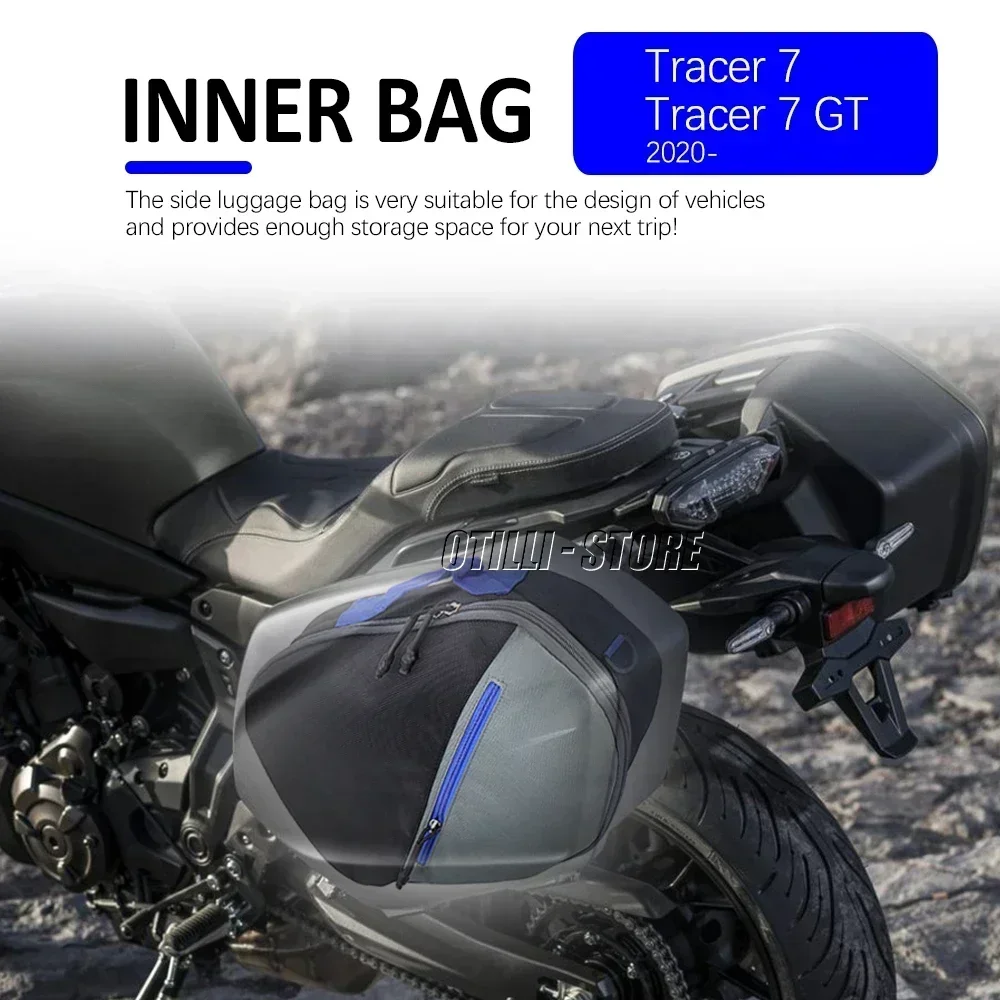 For Yamaha Tracer 7 TRACER 700 GT Tracer7 Saddle Bags luggage bags motorcycle side luggage bag saddle liner bag 2020 2021 2022