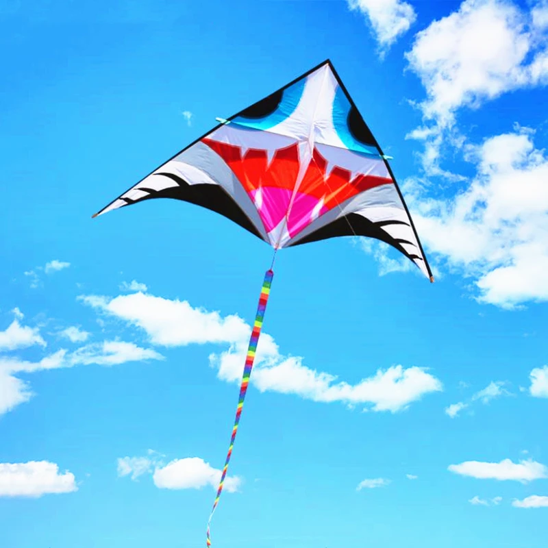 จัดส่งฟรี shark kites บินสําหรับผู้ใหญ่ kites line delta kites โรงงาน windsurf บินของเล่นอุปกรณ์เสริมสําหรับตกปลา Kite reel