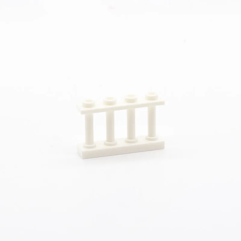 MOC blocks 15332 Fence 1 x 4 x 2 Spindled with 4 Studs  DIY  Enlighten Block Bricks Compatible Particles Street View My City