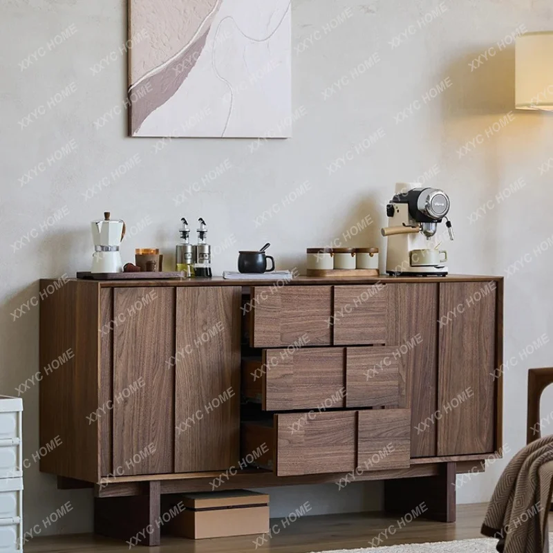 

LLMedieval style dining side bed and breakfast living room display hallway cabinet solid wood against the wall modern simplicity