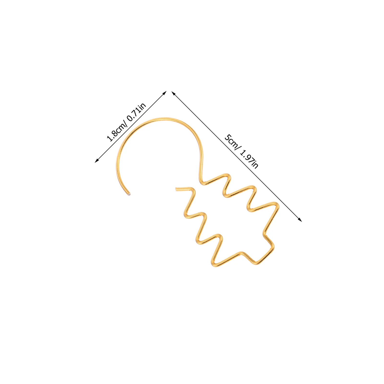 100 قطعة خطاف زخرفة معدنية الذهب شجرة عيد الميلاد على شكل الشماعات قابلة لإعادة الاستخدام مقاطع الأسلاك لتعليق الحلي الصغيرة اكاليل عطلة