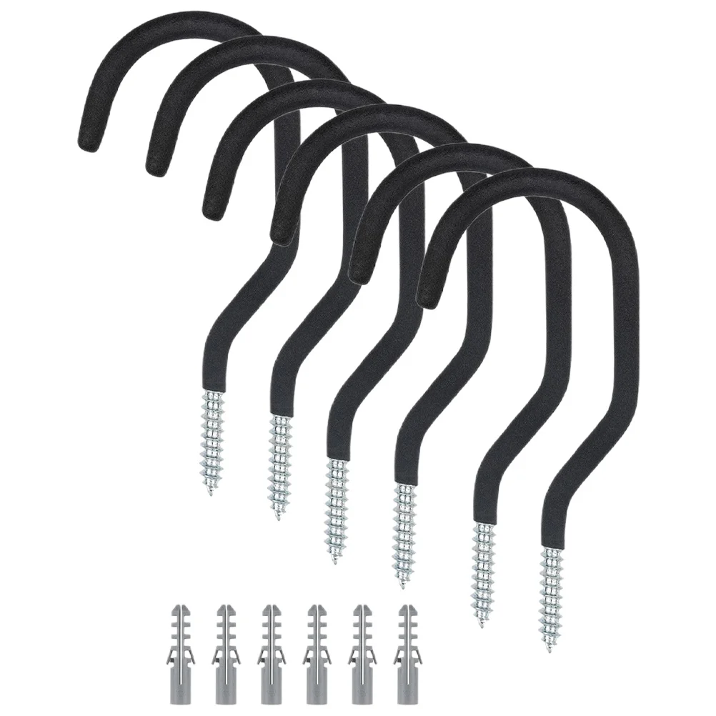 

6Pcs Bike Hanging Hooks Heavy Duty Bicycle Hangers Garage Mount Organizer with Expansion Tubes Bike Ceiling Mount