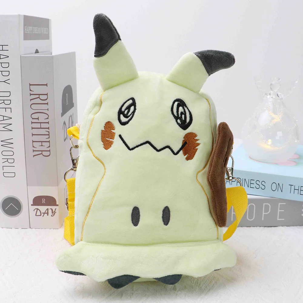 Pokemon Plüsch Umhängetasche Lucario Gengar Eevee Pikachu Charmander Snorlax Psyduck Weiche Angefüllte Geldbörse Aufbewahrung Geburtstagsgeschenke – Detail 13