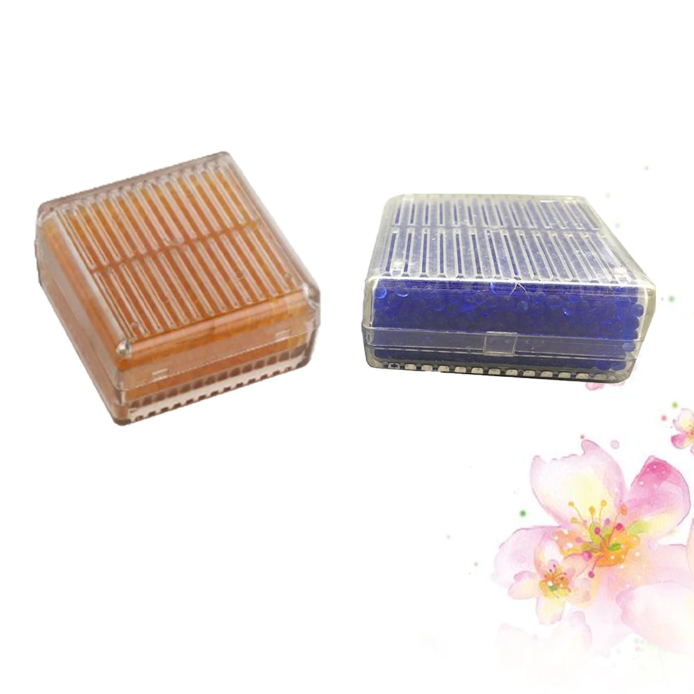 

2pcs Desiccant Beads Dehumidifier Box Reusable Silica Gel Moisture Absorber Wardrobe Home Hygrometric Solution