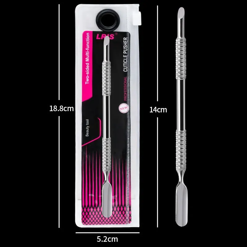 Nagelhauttrimmer aus Edelstahl, Nagelhautentferner für Nagelprodukte, Zehennägel, abgestorbene Haut, professionelle Pediküre-Werkzeuge