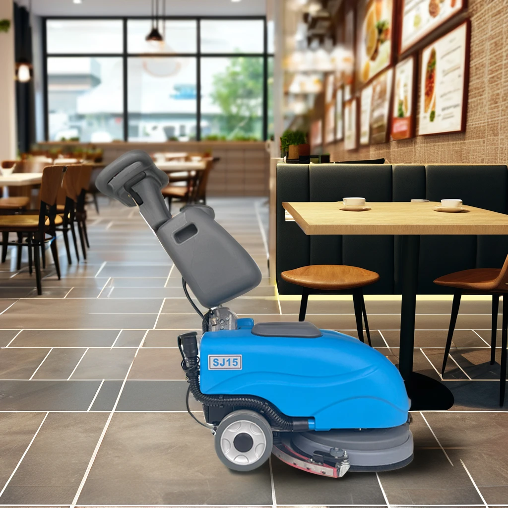 

Cheapest Price Small Area Cleaning Walk Behind Mini Floor Scrubber Floor Washing Machine