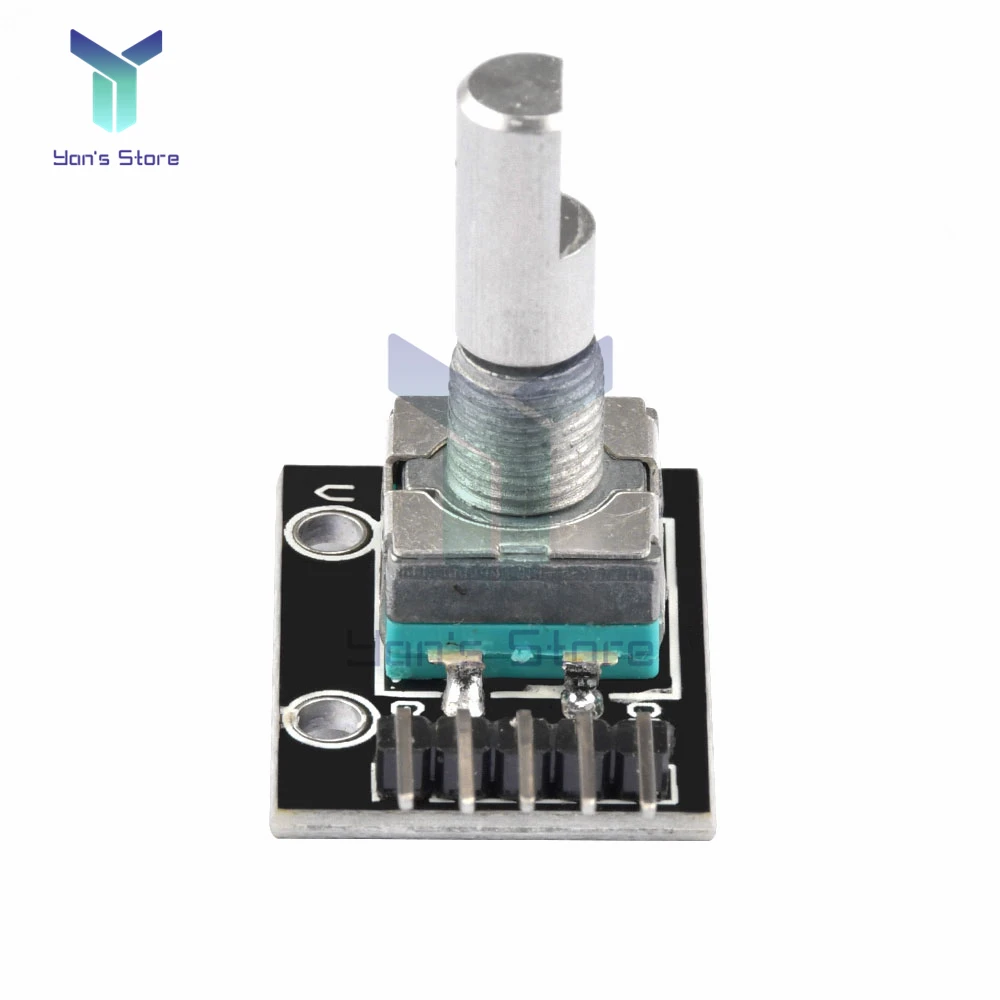 360องศา Rotary Incremental Encoder โมดูลอิฐ Sensor สวิทช์บอร์ด KY-040สำหรับโมดูล Pins 5V สำหรับ Arduino