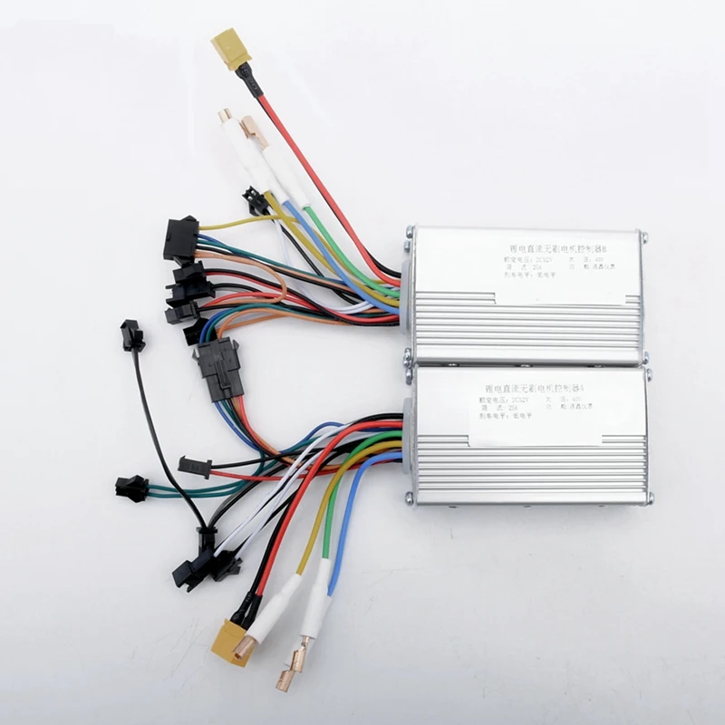 52V 25A 1200W JP Brushless DC Motor Electric Scooter Bike Controller A+B Dual Drive Motor Controller