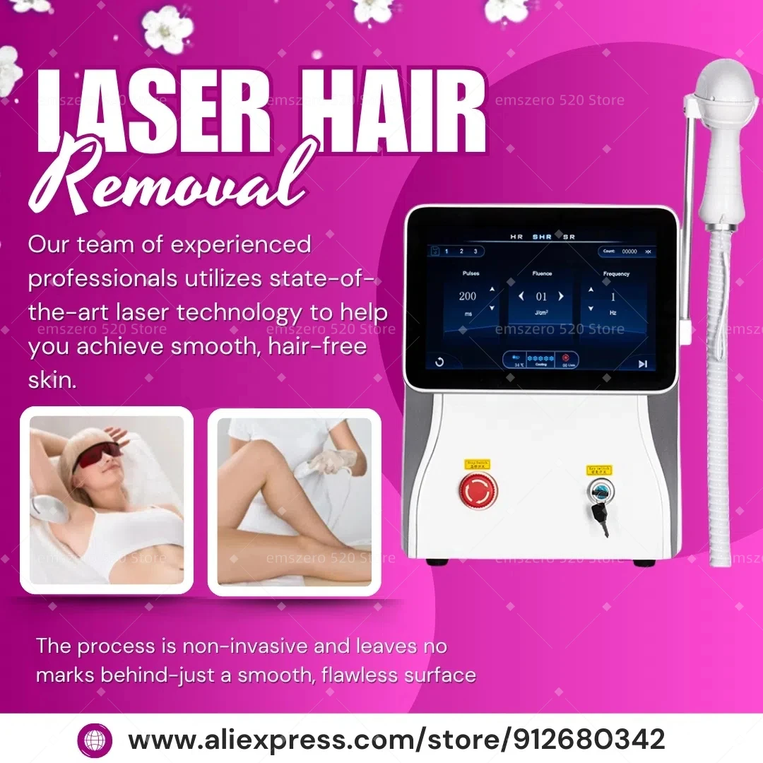 Platinum Diode Ice Laser Hair Removal Machine Titanium Body Face Permanent Painless 808nm Diode Device 3 Waves