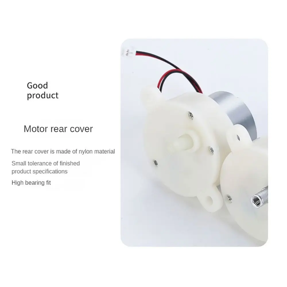 4Pcs 3V 6V Micro Gear Motor Low Speed High Torque 5-100RPM Mini Electric Motor Reversible Mute Plastic Gear Gear Reducer