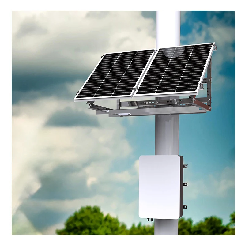 

LiFePO4 Battery, Solar Panel & Pole Mount Kit, Reliable Off-Grid Energy for Industrial & Commercial Security