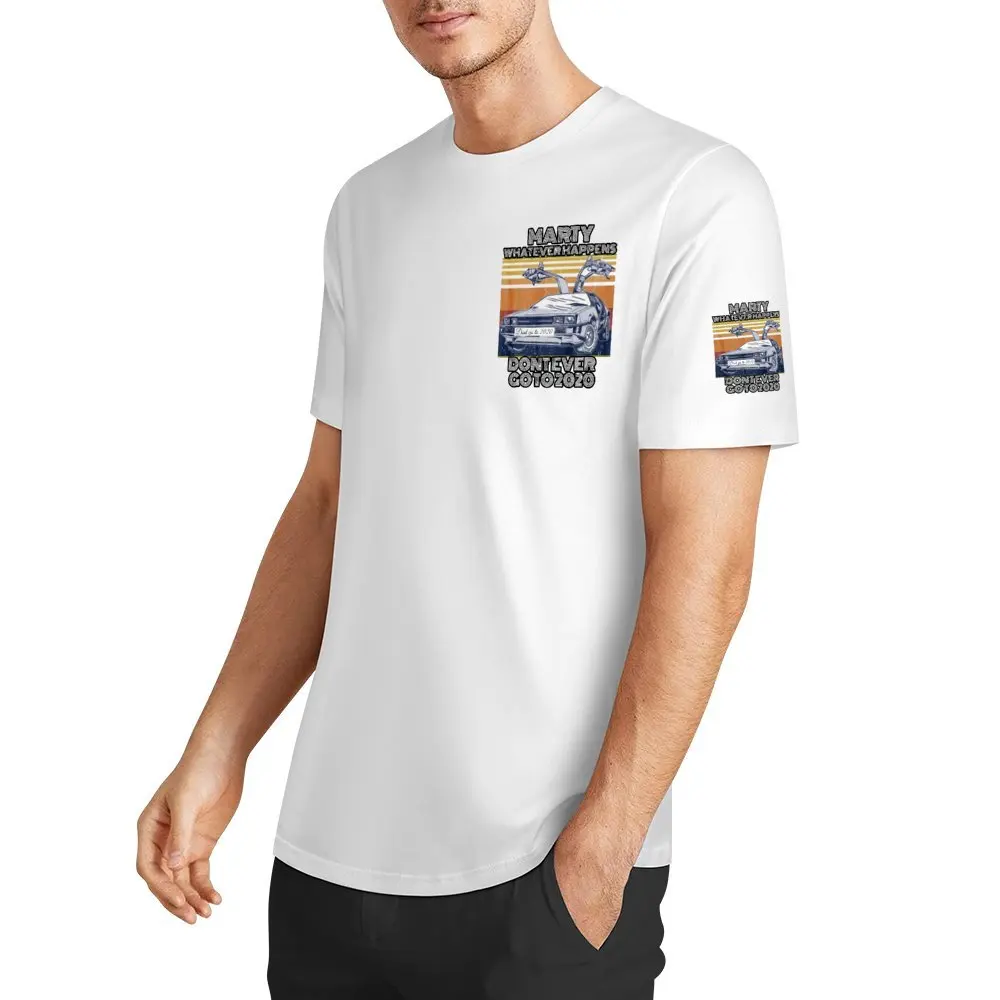 

Футболка в стиле Харадзюку с надписью «Автомобиль Марти»