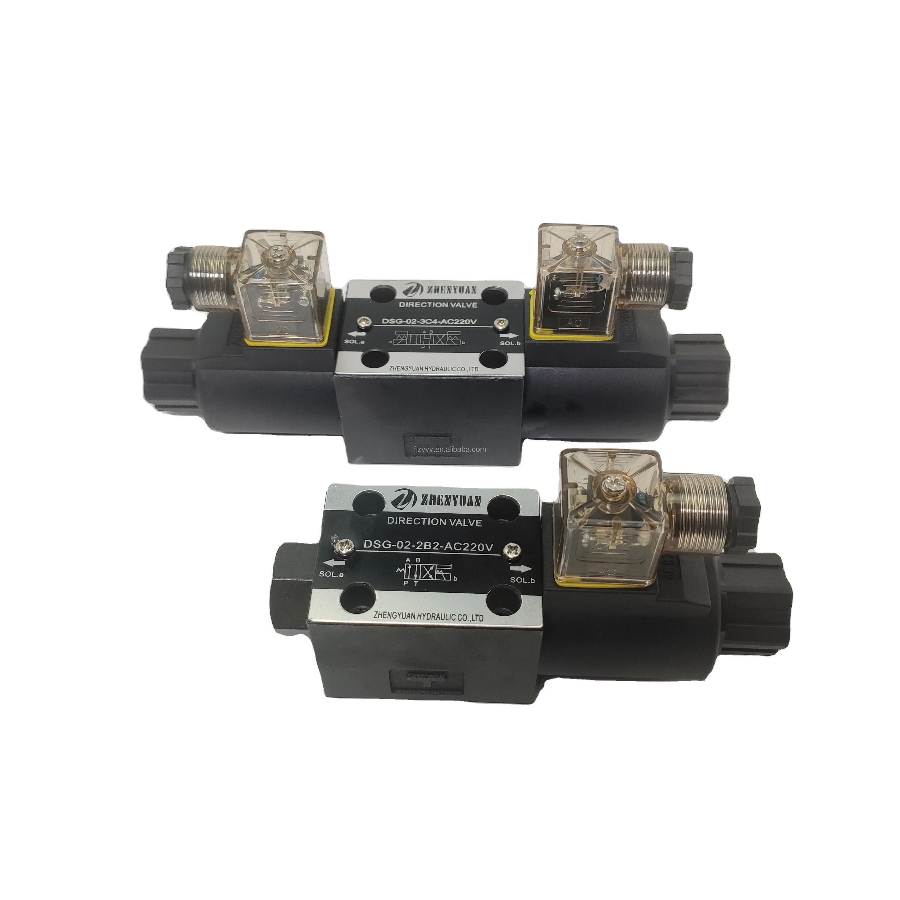 

TengFeiZHENYUAN DSG 01 02 03 Type Hydraulic Solenoid Directional Valve DSG-01-2B2-D24-N1-51T DSG-02-3C4-DL DSG-03-3C4-A240 Valve
