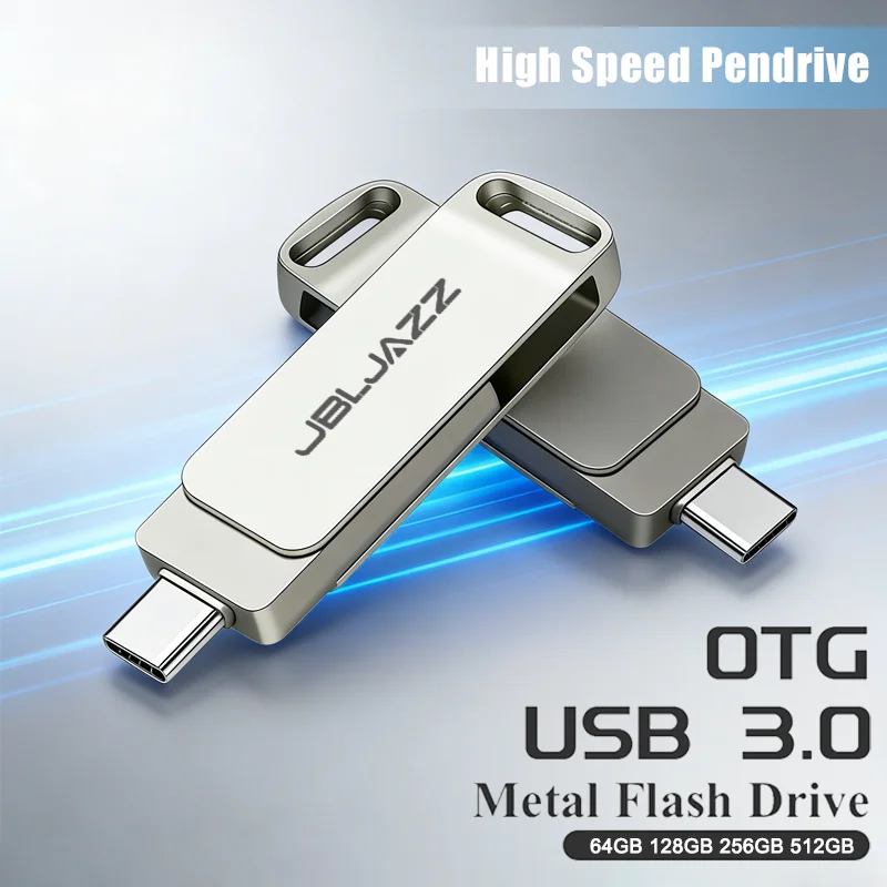 Unidad Flash USB 3.0 de Alta Velocidad, Metálica, Tipo-C, Portátil, Resistente al Agua, 1TB 512GB 256GB 128GB 2TB, Disco de Memoria para Almacenamiento de Datos