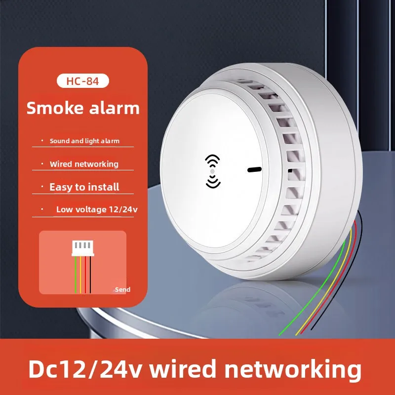 إنذار الدخان الذكي، كاشف الدخان المثبت على السقف للكشف عن دخان السلامة من الحرائق، يدعم مستقل #4