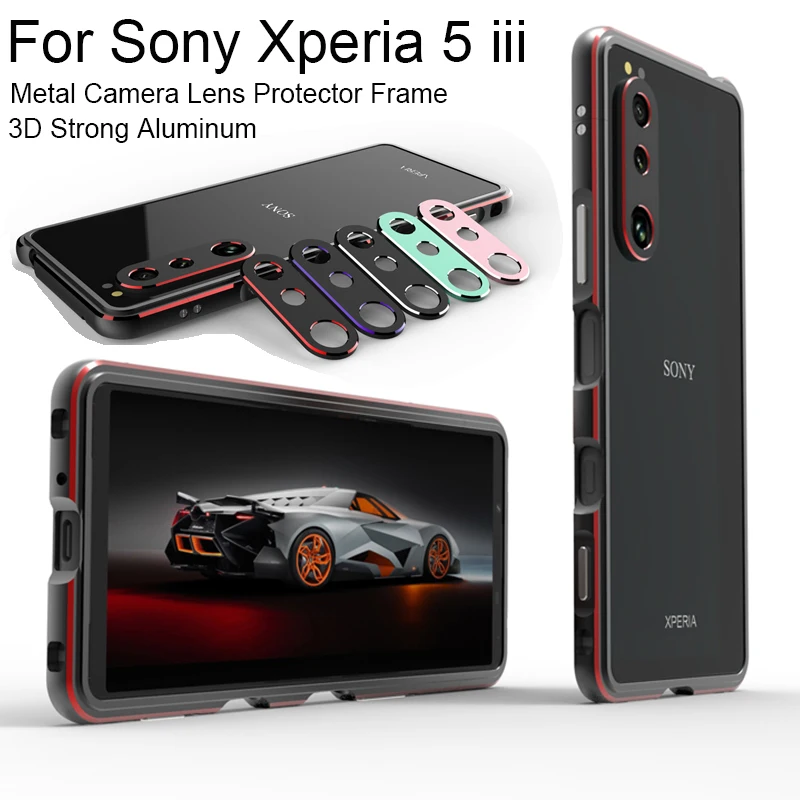 Aluminum Bumper Case For Sony Xperia 1 IV 5 iii 10 V Metal Camera Protector Frame Phone Cover For Xperia 1 iii Shockproof Case