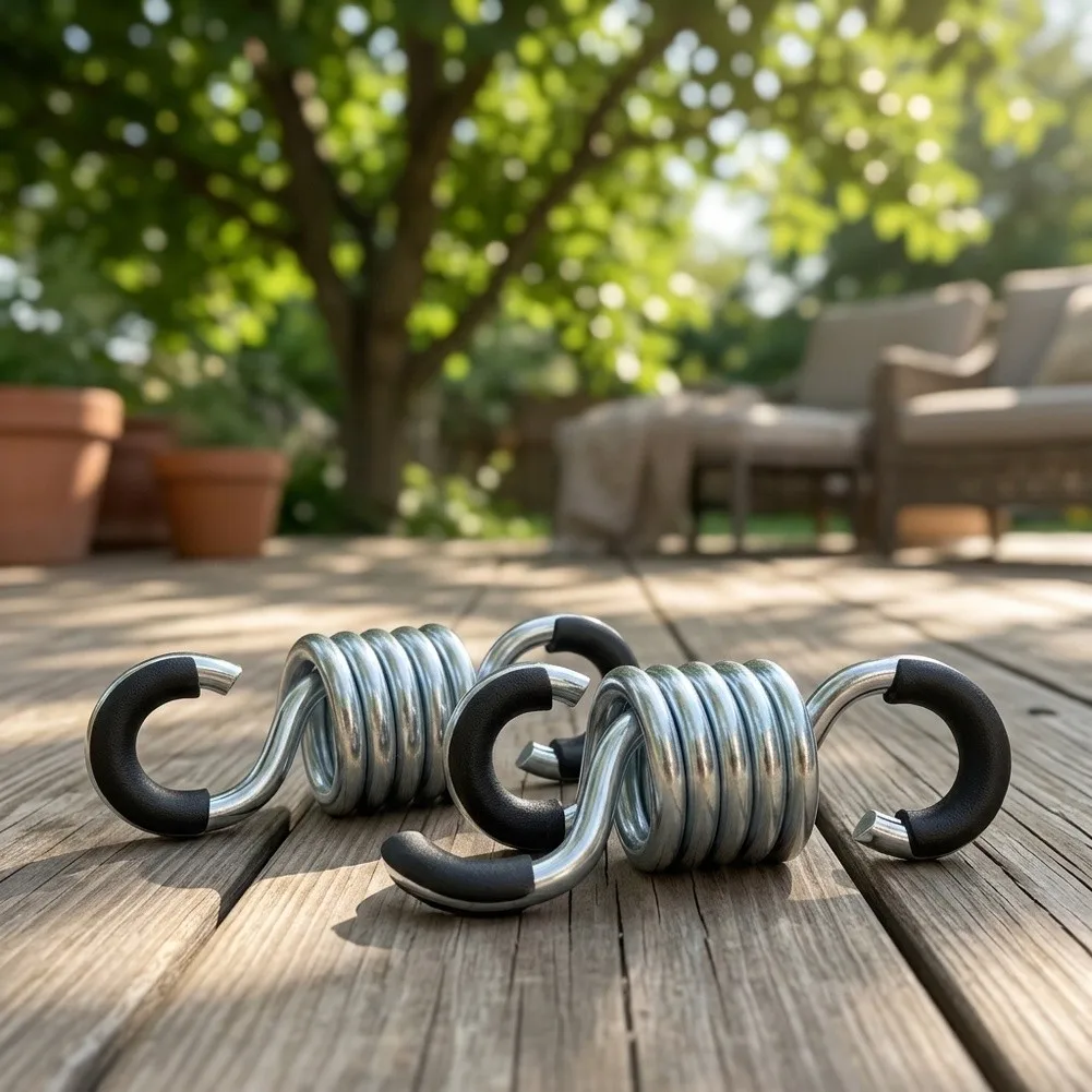 Relaxation Spot For Outdoors Outdoor Relaxation Outdoor Patio Swing Kit Silver Black Noise Reduction Chair Spring