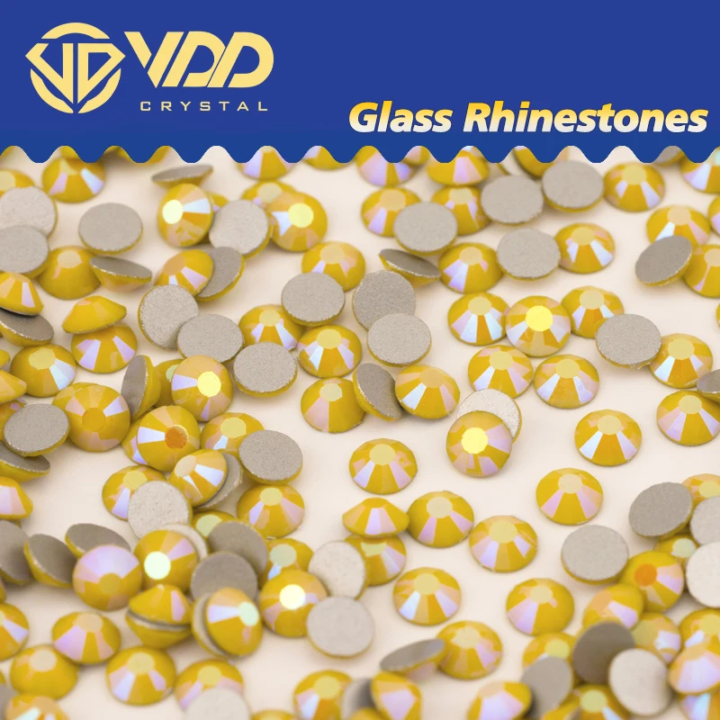 VDD SS6-SS30 Glaze-Color High Quality Glass Rhinestones Crystal Non-hotfix Flatback Stones For DIY Crafts Nail Art Decorations