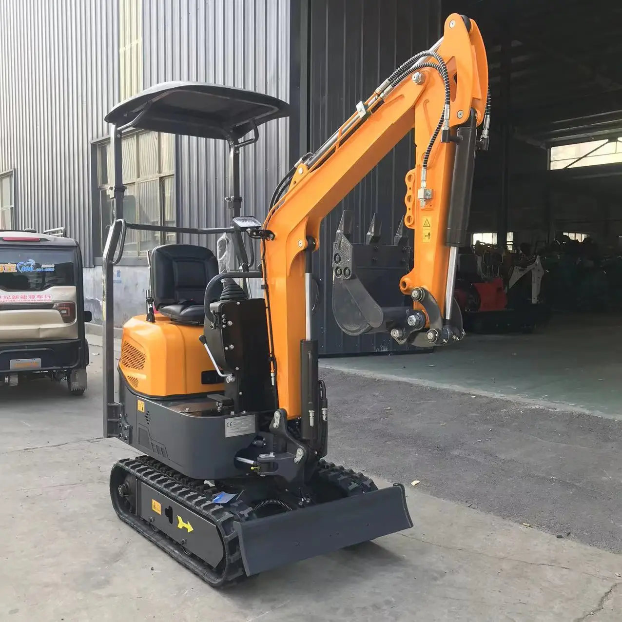 1 Ton Excavators CE/EPA Compact Mini Hydraulic Digger Excavators CE Customized Mini Excavator Mini Digging Mini Excavator