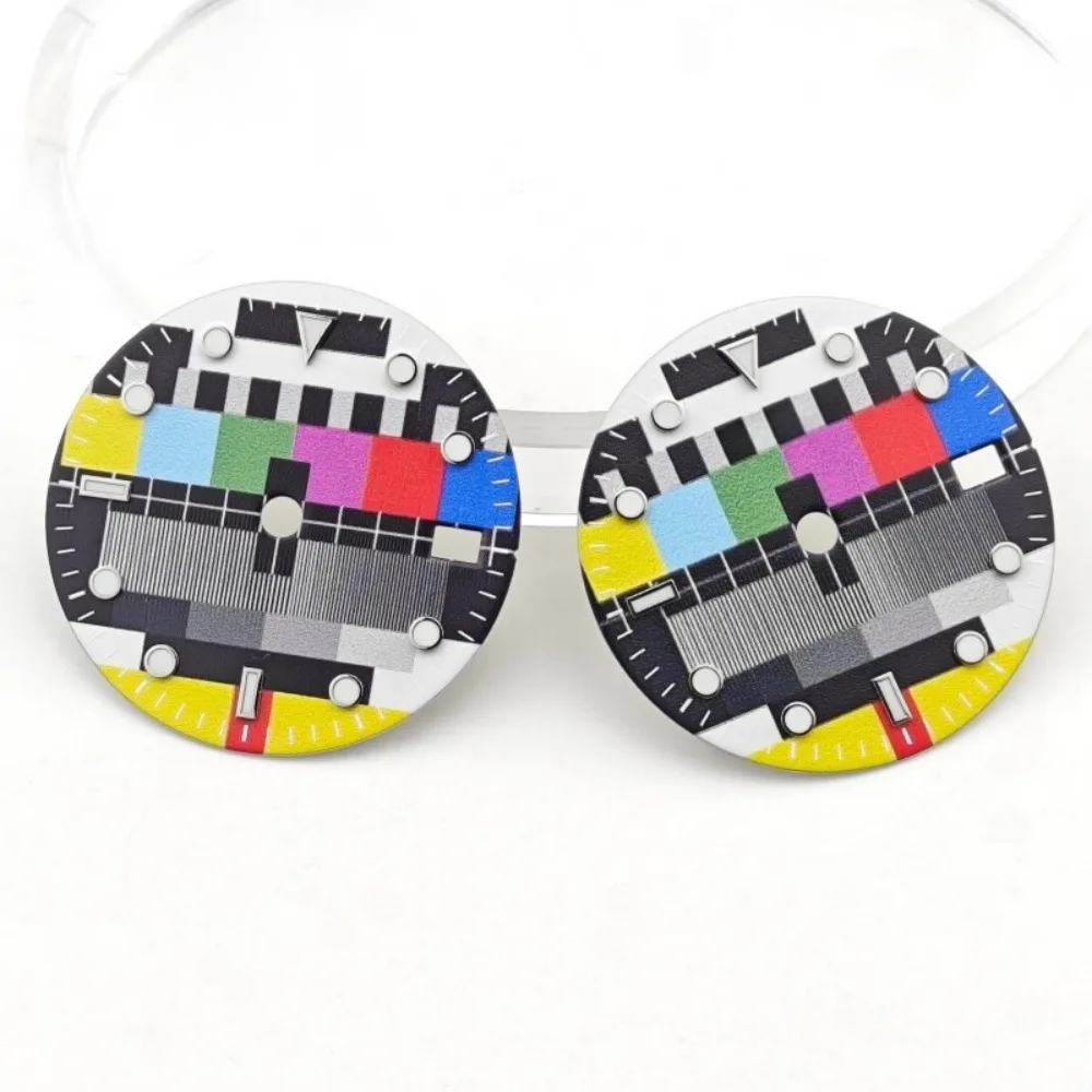 

Nh35 циферблат DIY ретро ТВ модификация поверхности nh34/4R35 аксессуары для механических часов размер 28,5 мм