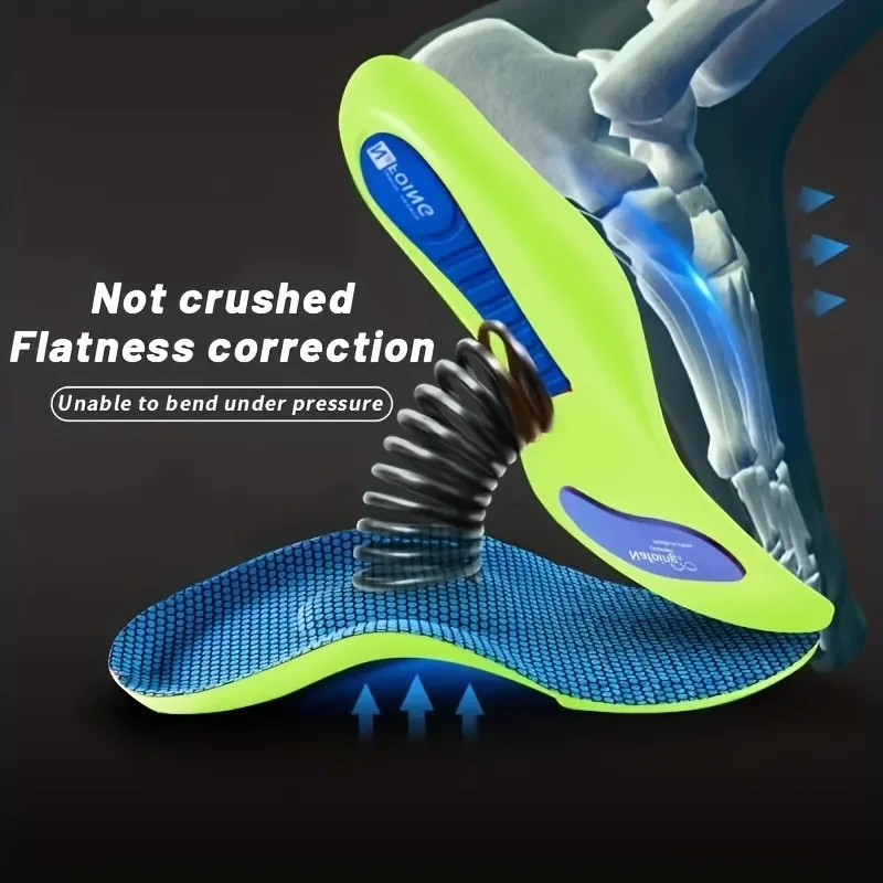 Sport Orthopedic Insoles for Feet Men Women EVA Breathable Shock Absorption Shoes Insole for Running Basketball Sport Care Pads